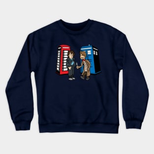 Doctor Who Meets Sherlock Crewneck Sweatshirt